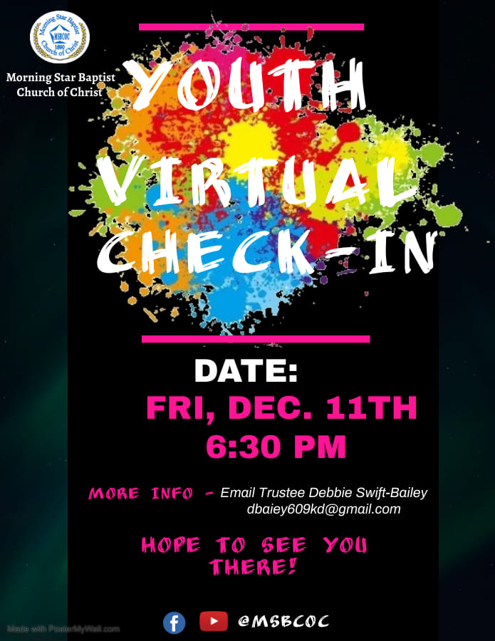youth checkin